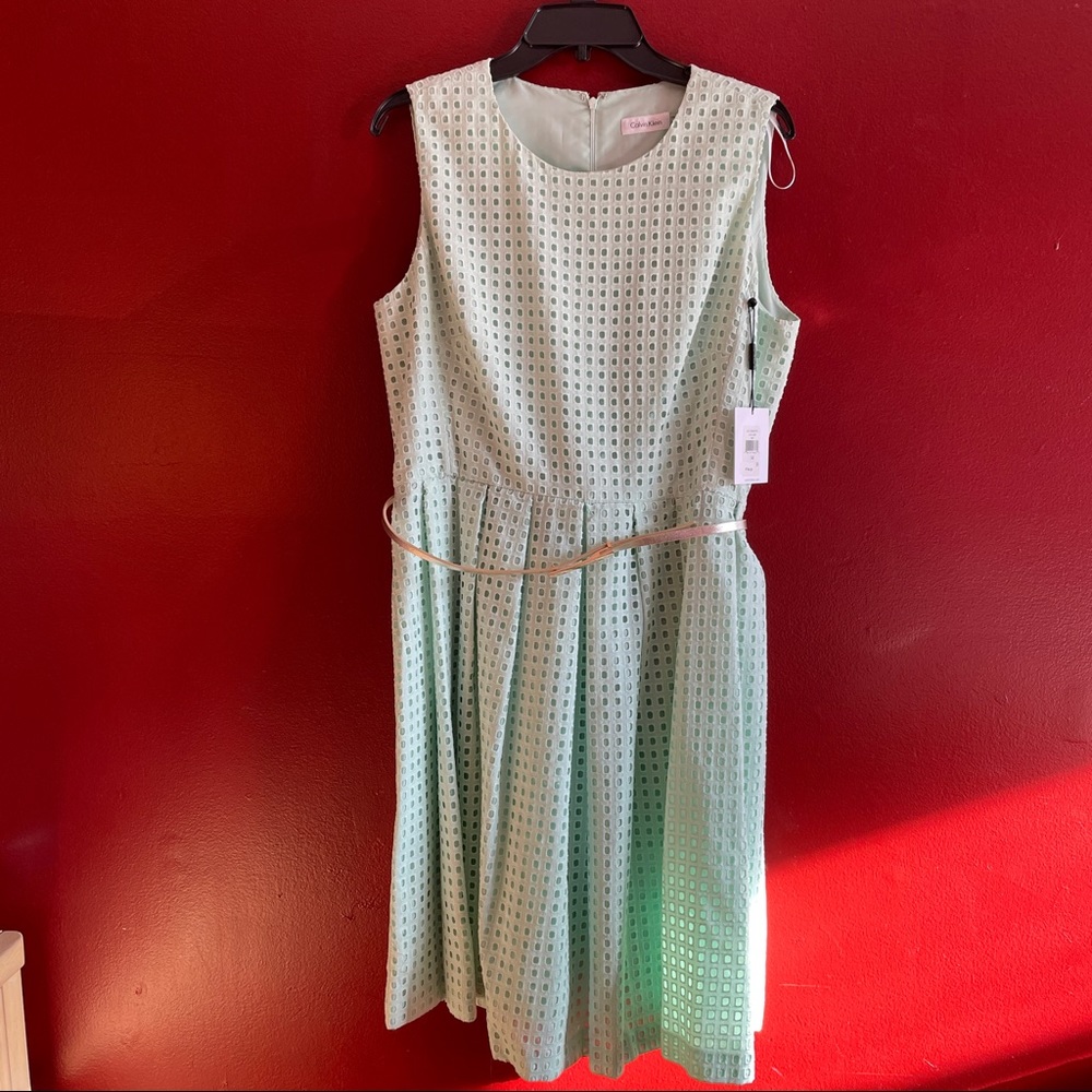 CALVIN KLEIN dress with belt